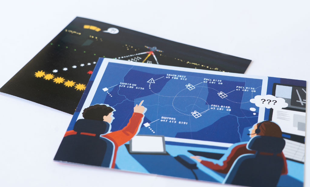 Skiguide Helvetica, Weihnachtskarte