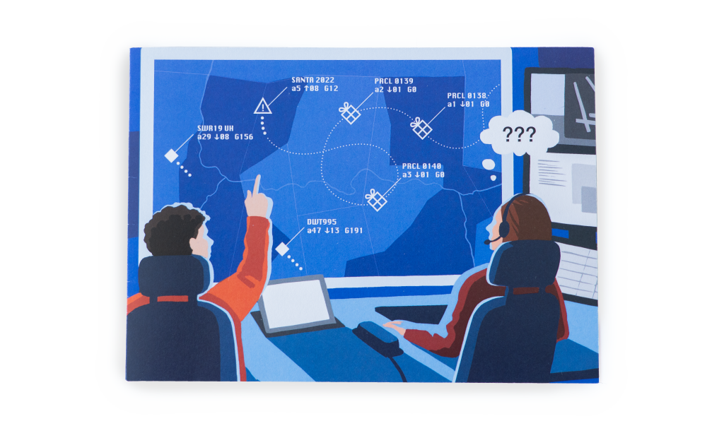 Helvetica Weihnachtskarte Bild3 - Silja Schulthess Grafik und Illustration