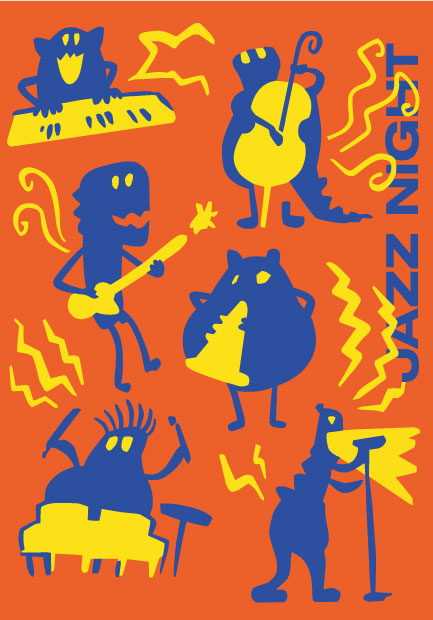 Jazznight_Plakat - Silja Schulthess Grafik und Illustration