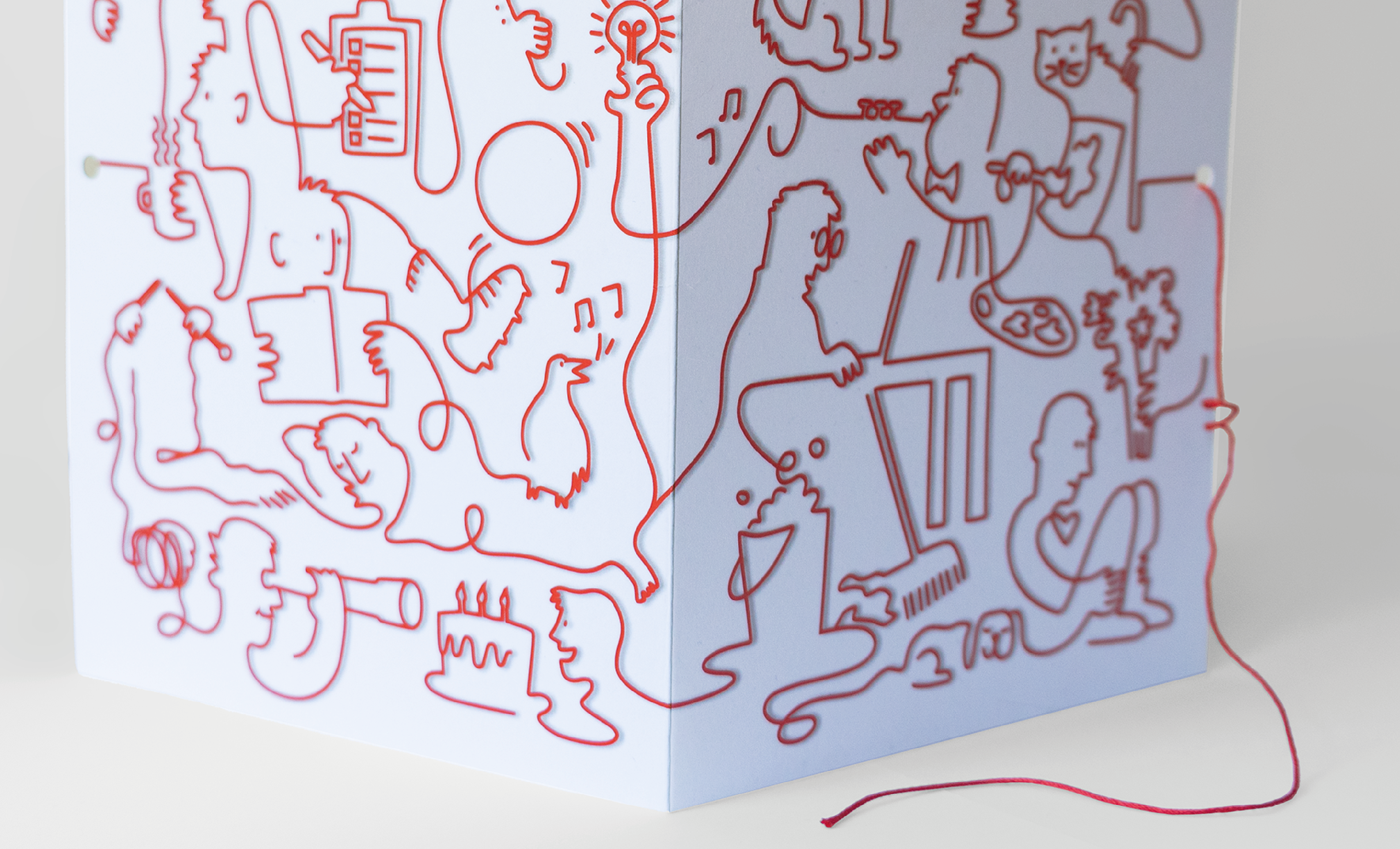 Samowar Meilen Fadenkarte